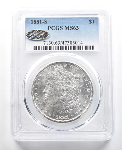 1881-S Morgan Silver Dollar MS63 PCGS Littleton Select *4713