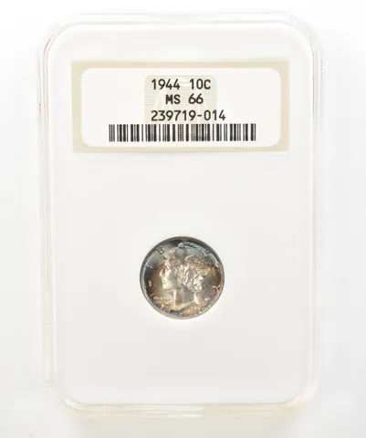1944 Mercury Dime MS66 NGC Beautiful Tone a5184