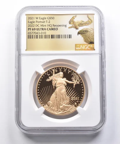 PF69 2021-W $50 American Gold Eagle T-2 2022 DC Mint HQ NGC *4258