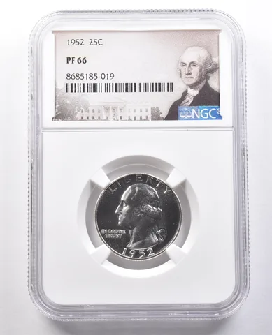 1952 Washington Quarter PF66 NGC Special Label