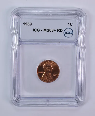 1989 Lincoln Memorial Cent MS68+ RD ICG