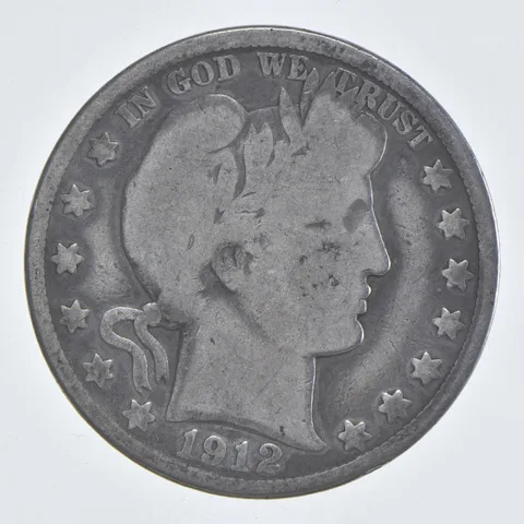 1912-D Barber Half Dollar Estate Coin Collection *949
