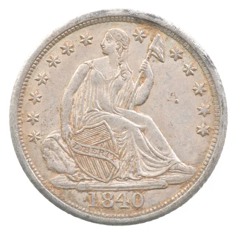 1840 Seated Liberty Half Dime a4809