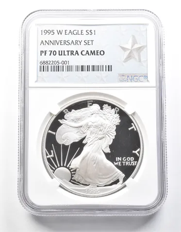 1995-W American Silver Eagle Anniversary Set PF70 UCAM NGC *9448