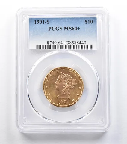 1901-S $10 Liberty Head Gold Eagle MS64+ PCGS *2238