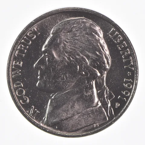 1991-P Jefferson Nickel Unc