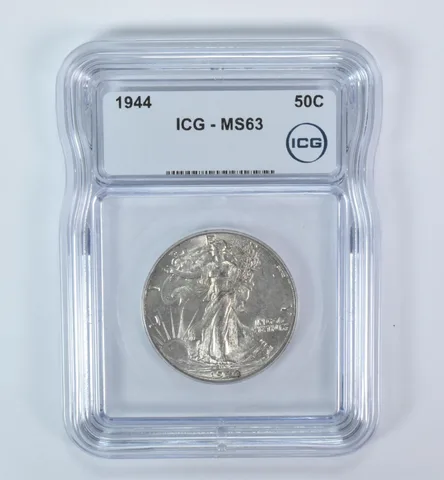 1944 Walking Liberty Half Dollar MS63 ICG