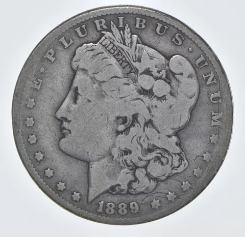 1889-CC Morgan Silver Dollar *1050