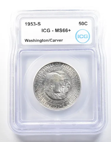 1953-S Washington Carver Commemorative Half Dollar MS66+ ICG a0130
