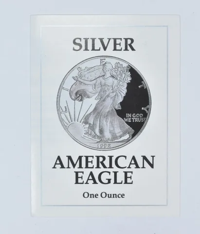 COA 1992-S American Silver Eagle Proof