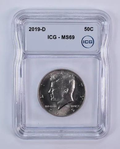 2019-D Kennedy Half Dollar MS69 ICG