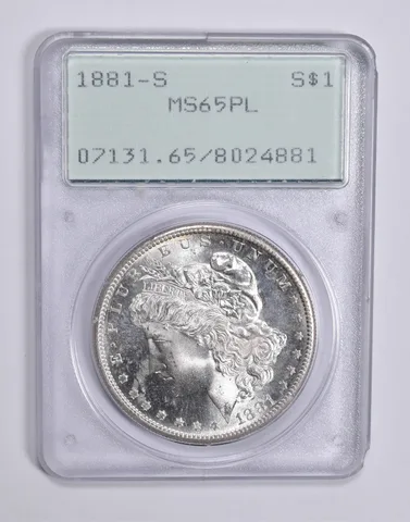 MS65 PL 1881-S Morgan Silver Dollar PCGS Rattler Upgrade? *0317