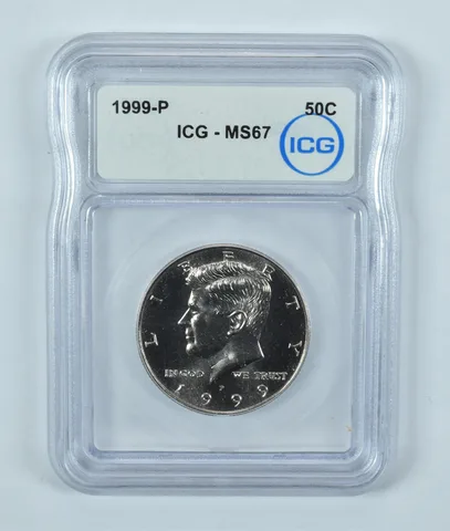 1999-P Kennedy Half Dollar MS67 ICG
