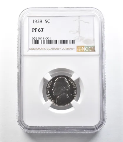 1938 Jefferson Nickel PF67 NGC PQ *0127