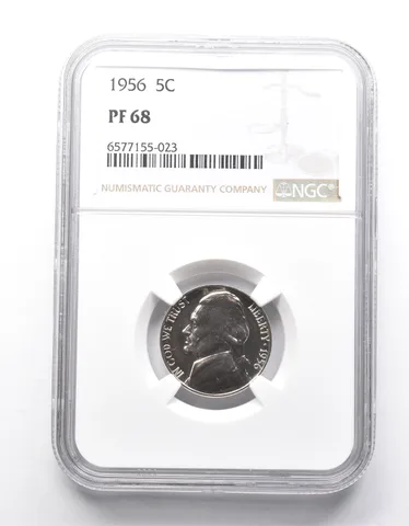 PF68 1956 Jefferson Nickel NGC *9944