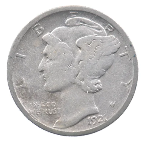 1921-D Mercury Dime *8874