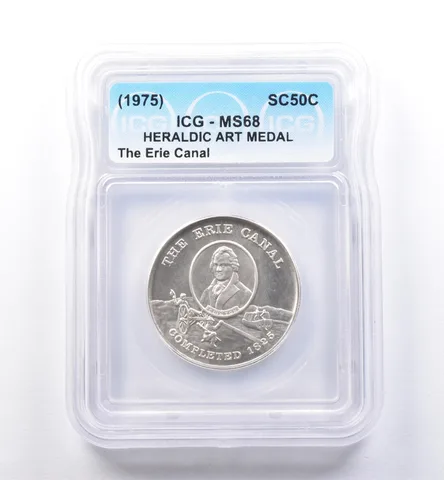 (1975) So Called Half Dollar The Erie Canal MS68 ICG *8517
