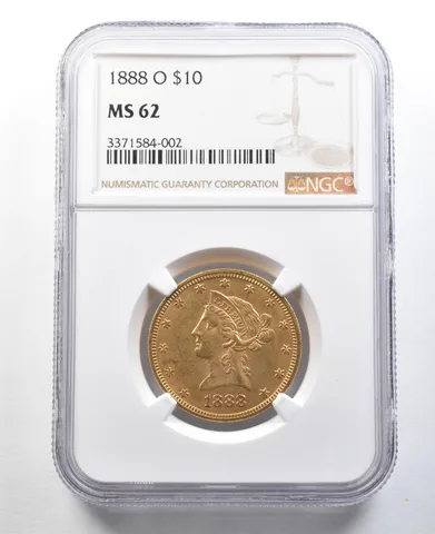 1888-O $10 Liberty Head Gold Eagle MS62 NGC *3373