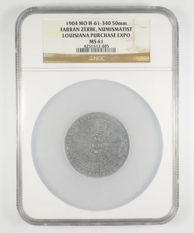 MS61 1904 MO Louisiana Purchase Exposition - H-61-340 50 mm - Graded NGC a2776