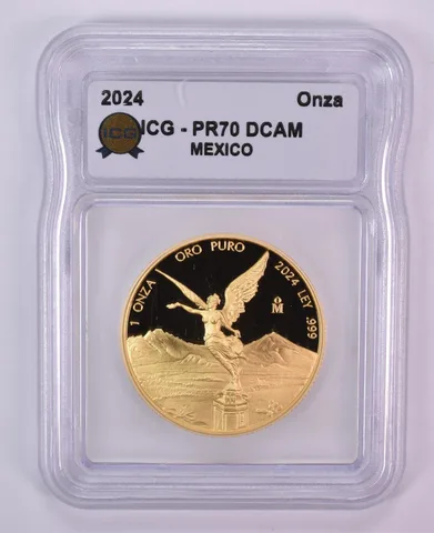 2024 Mo Mexico 1 Onza Gold Libertad PR70 DCAM ICG