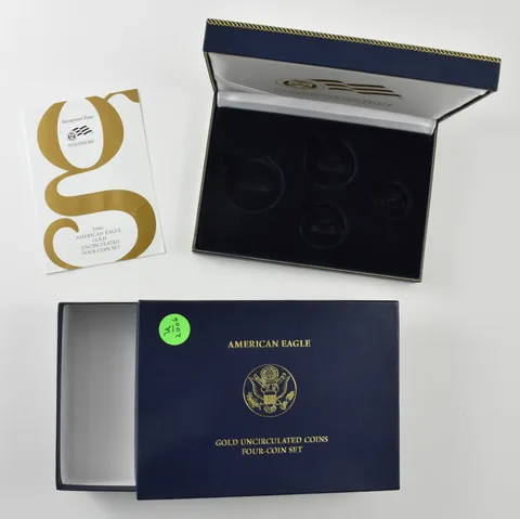 OGP 2006 Gold Eagle Uncirculated Set 4-Coin BOX & COA - NO COINS