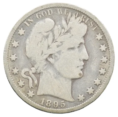 1895-O Barber Half Dollar a8877