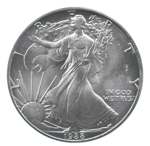 Better Date 1988 American Silver Eagle 1 Troy Oz .999 Fine Silver *559