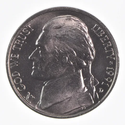 1991-D Jefferson Nickel Unc