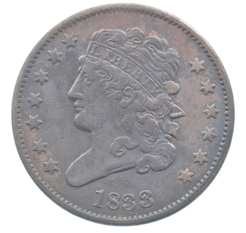 1833 Classic Head Half Cent *8882