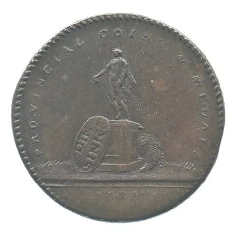 1790s Warwickshire Birmingham Token Lutwyches D&H 482 a6853