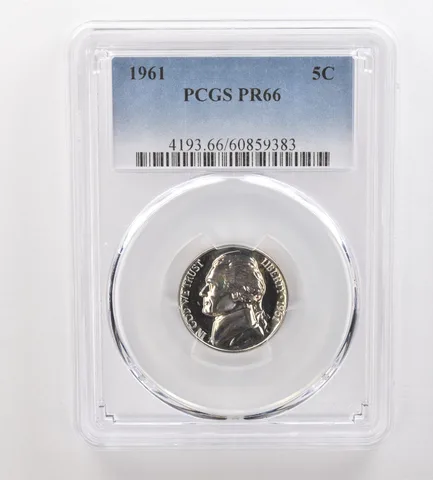 1961 Jefferson Nickel PR66 PCGS Beautiful Tone *3284
