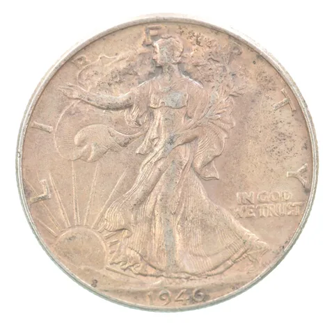 1946 Walking Liberty Half Dollar Beautiful Tone a5249