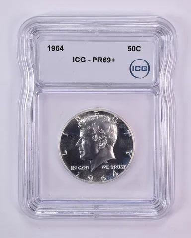 1964 Kennedy Half Dollar PR69+ ICG