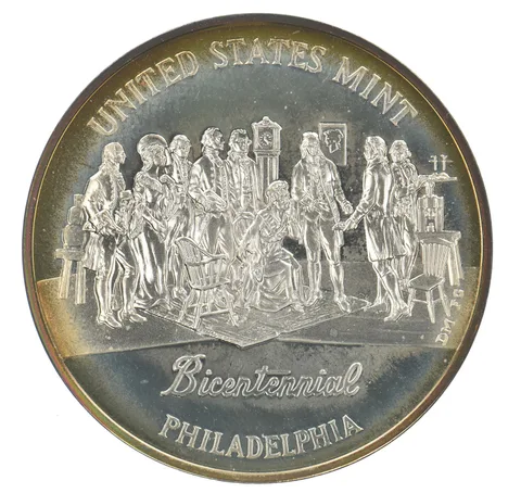 1993 US Mint Bicentennial Silver Medal Philadelphia Beautiful Tone *5406