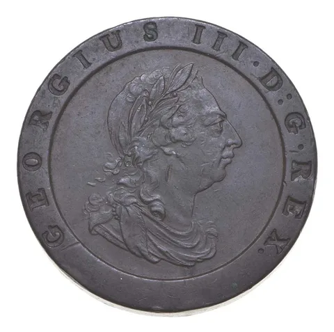 1797 United Kingdom 2 Pence Great Britain Cartwheel a5132