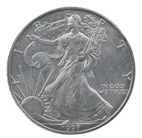 Better Date 1997 American Silver Eagle 1 Troy Oz .999 Fine Silver *604