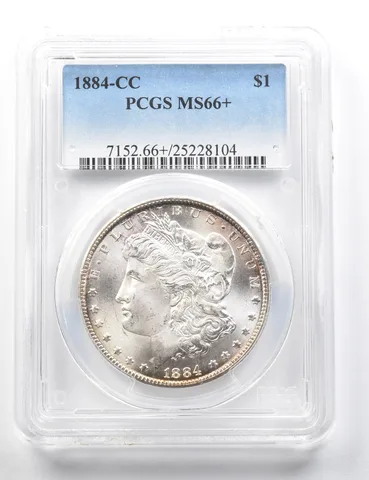 1884-CC Morgan Silver Dollar MS66+ PCGS PQ *8769