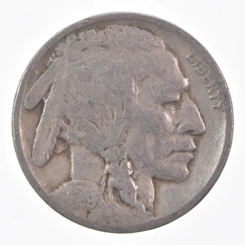1919 (P) Indian Head Buffalo Nickel Average Circ