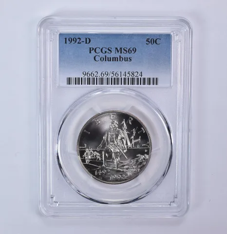 1992-D Columbus Commemorative Half Dollar MS69 PCGS