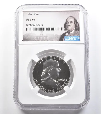 1962 Franklin Half Dollar PF67* STAR NGC *6655