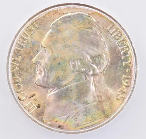 1945-D Jefferson Nickel MS68 FS ICG Beautiful Tone *2142