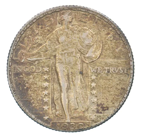 1930 Standing Liberty Quarter Beautiful Tone *9743