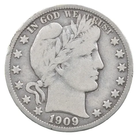 1909-S Barber Half Dollar *3360