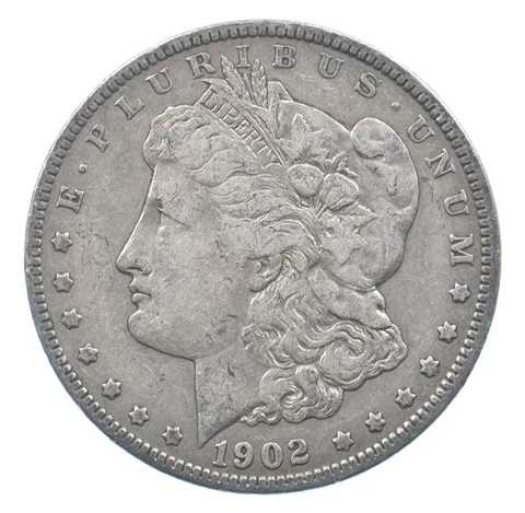 Early - 1902 Morgan Silver Dollar - 90% US Coin *976