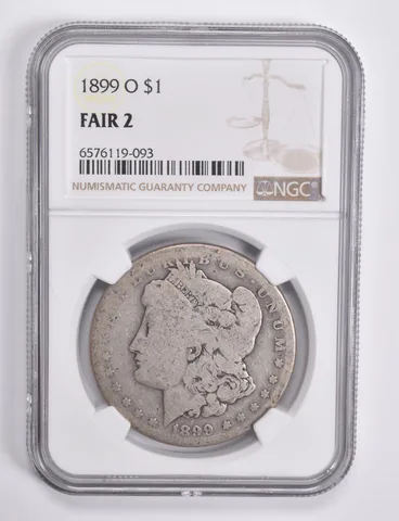 FAIR 2 1899-O Morgan Silver Dollar NGC Lowball Low Ball a4576