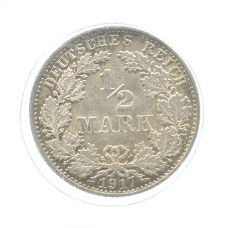 1917 A Germany Half Mark Gem Unc a0171