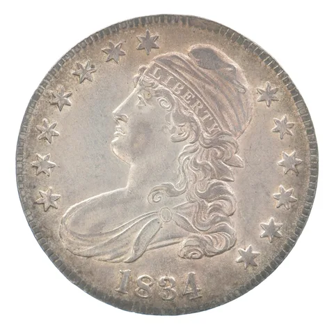 1824 Capped Bust Half Dollar Beautiful Tone *6243