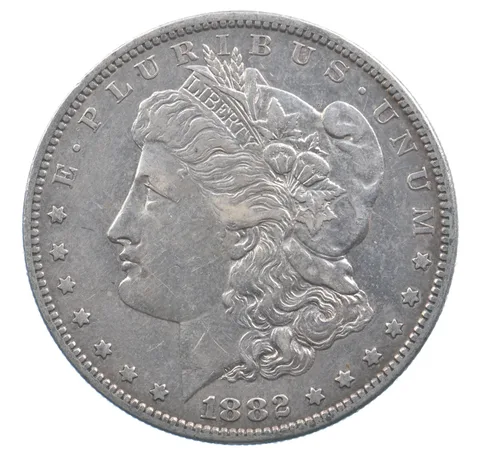 Better 1882-S Morgan Silver Dollar - 90% US Coin - Nice Coin *654