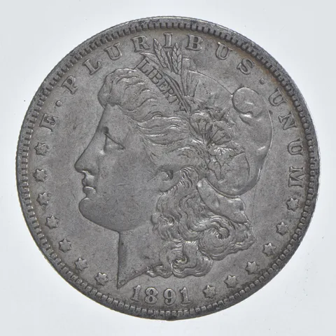 Early - 1891-O Morgan Silver Dollar - 90% US Coin *755
