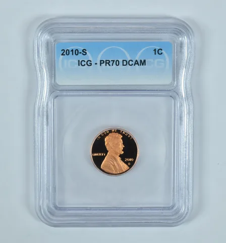 2010-S Lincoln Shield Cent PR70 DCAM ICG